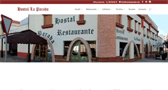 Desktop Screenshot of hostallaparada.com