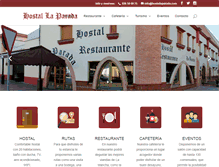 Tablet Screenshot of hostallaparada.com